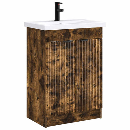 Set di mobili per il bagno Rovere Fumo 78,5 x 37,5 x 81 cm | homemem39