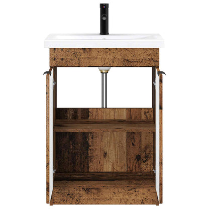 Set di mobili per il bagno Legno antico 78,5 x 37,5 x 81 cm | homemem39