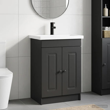 Set di mobili per il bagno Nero 56 x 37,5 x 81 cm | homemem39
