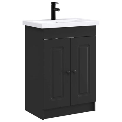 Set di mobili per il bagno Nero 56 x 37,5 x 81 cm | homemem39