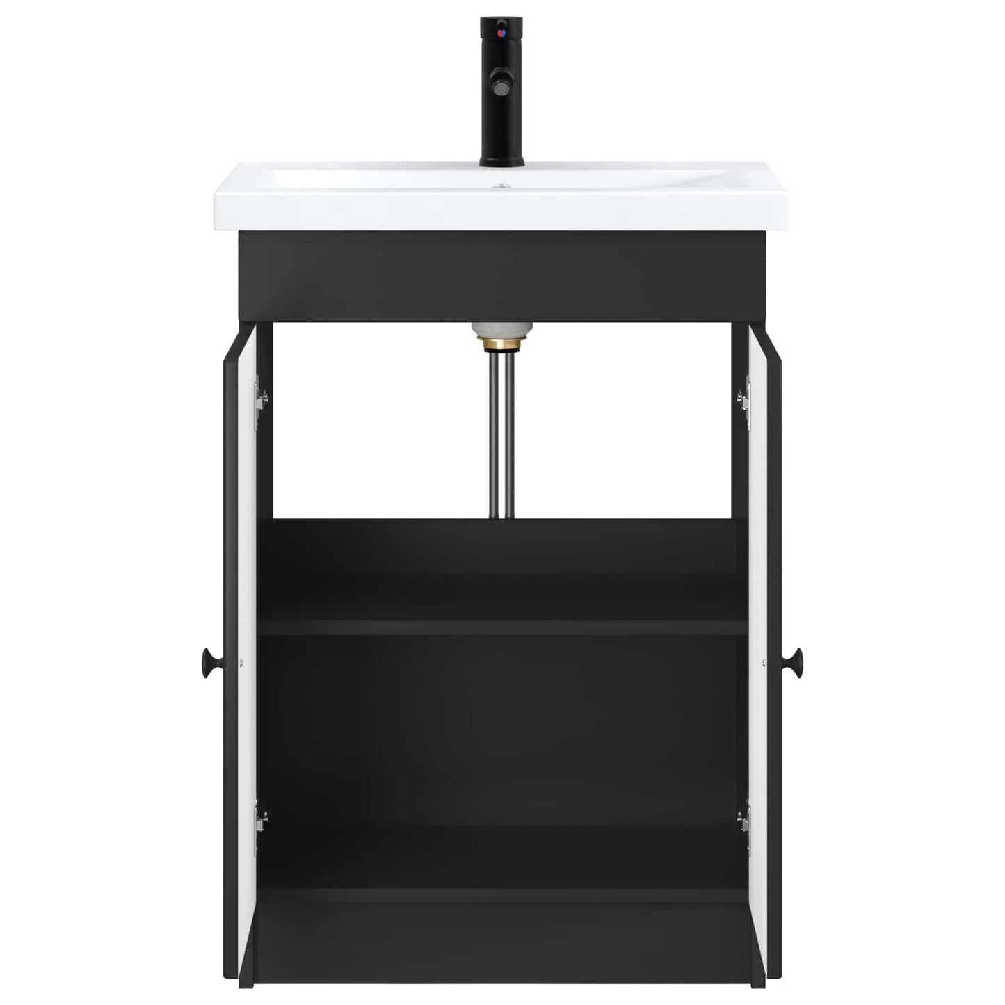 Set di mobili per il bagno Nero 56 x 37,5 x 81 cm | homemem39