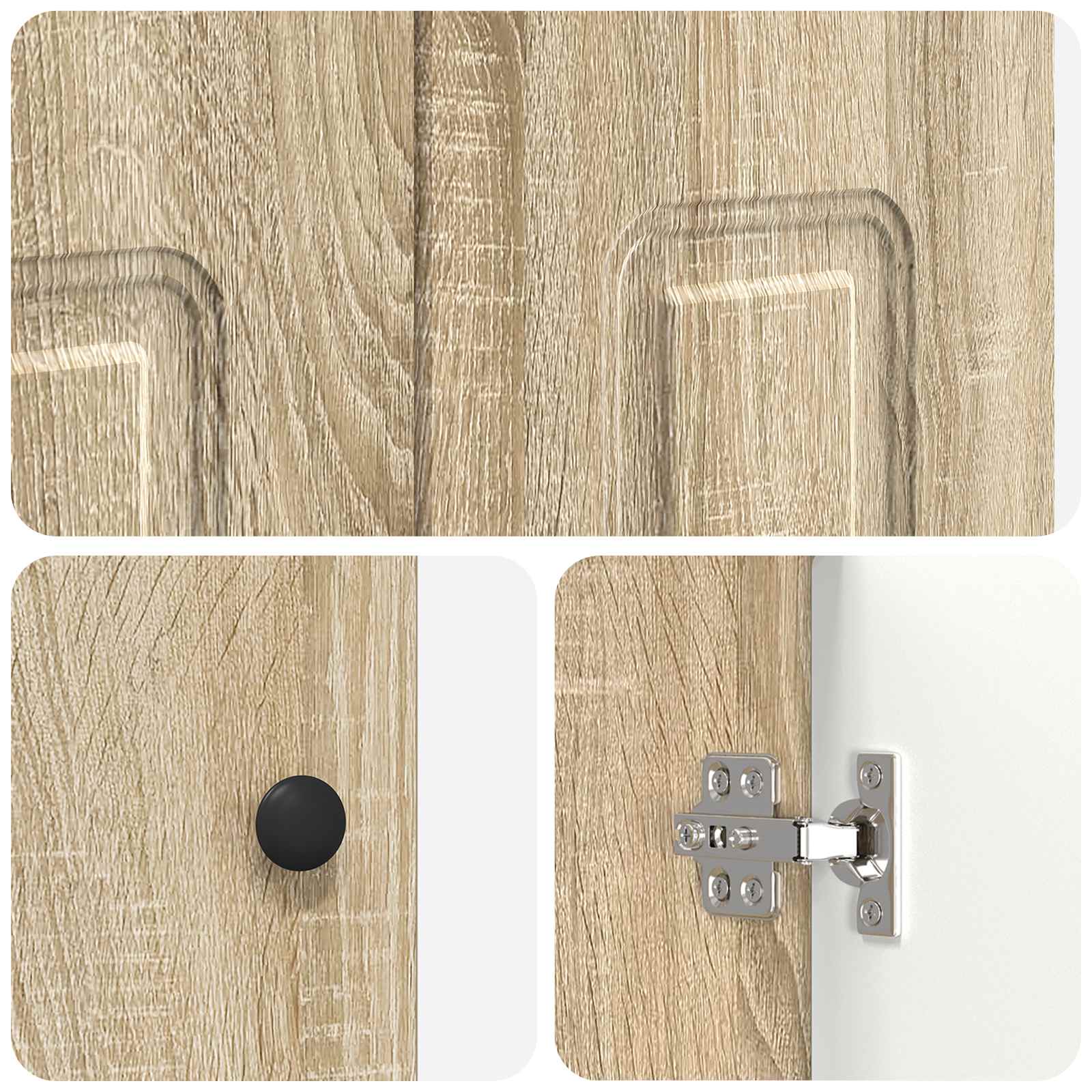 Set di mobili per il bagno Rovere Sonoma 56 x 37,5 x 81 cm | homemem39