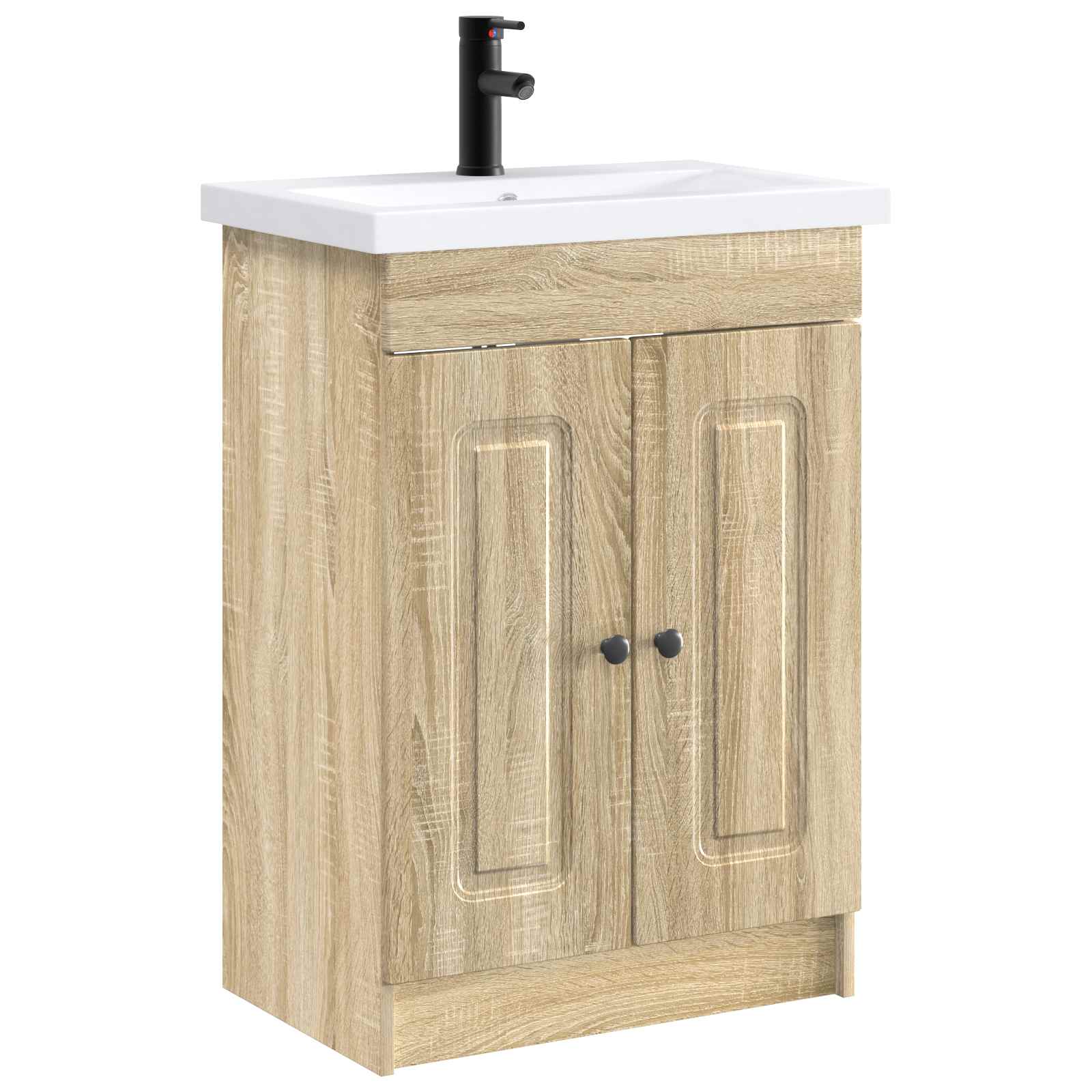 Set di mobili per il bagno Rovere Sonoma 56 x 37,5 x 81 cm | homemem39