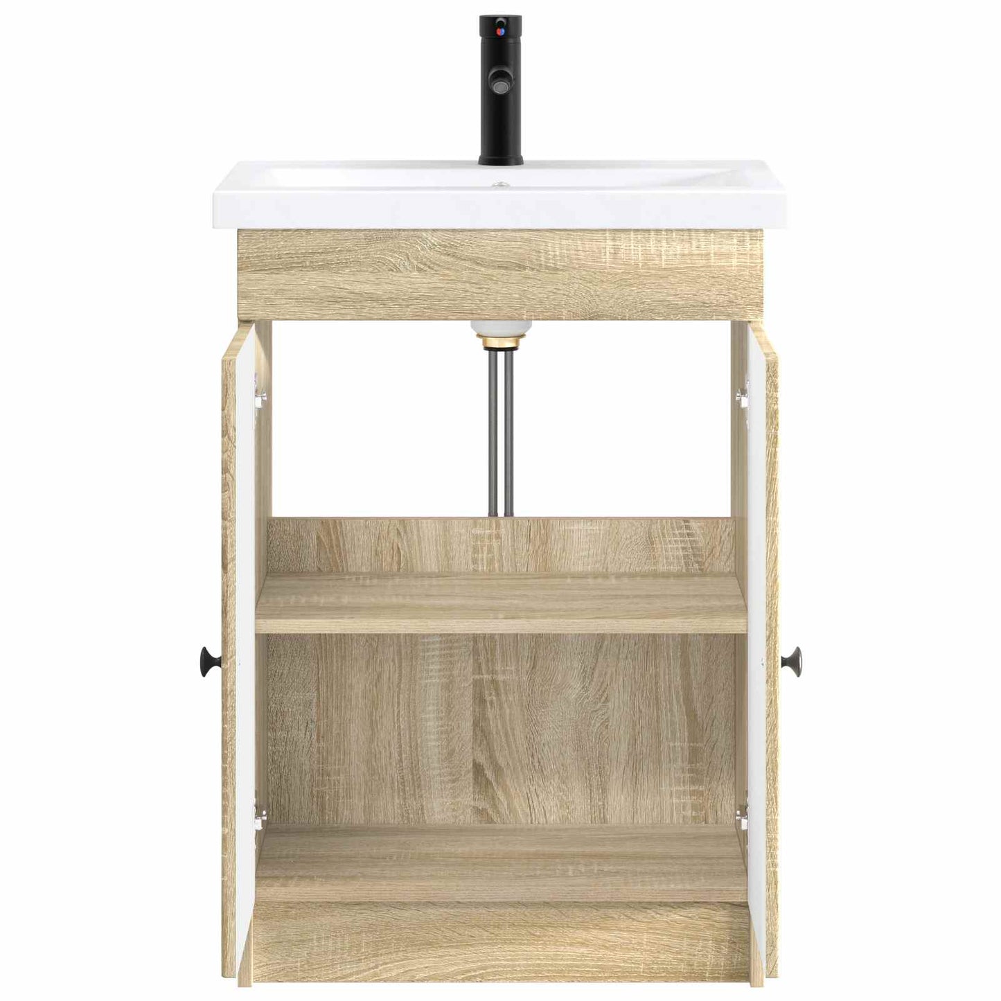 Set di mobili per il bagno Rovere Sonoma 56 x 37,5 x 81 cm | homemem39