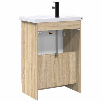 Set di mobili per il bagno Rovere Sonoma 56 x 37,5 x 81 cm | homemem39