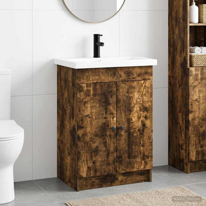 Set di mobili per il bagno Rovere Fumo 56 x 37,5 x 81 cm | homemem39