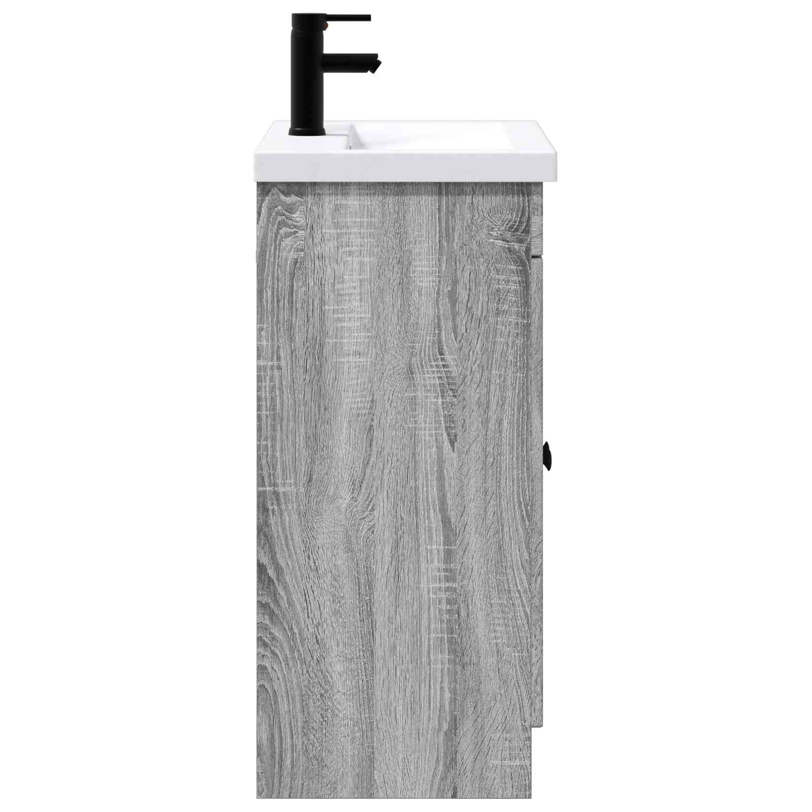 Set di mobili per il bagno Sonoma grigio 56 x 37,5 x 81 cm | homemem39