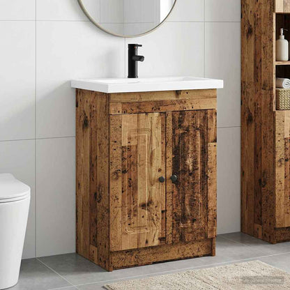 Set di mobili per il bagno Legno antico 56 x 37,5 x 81 cm | homemem39