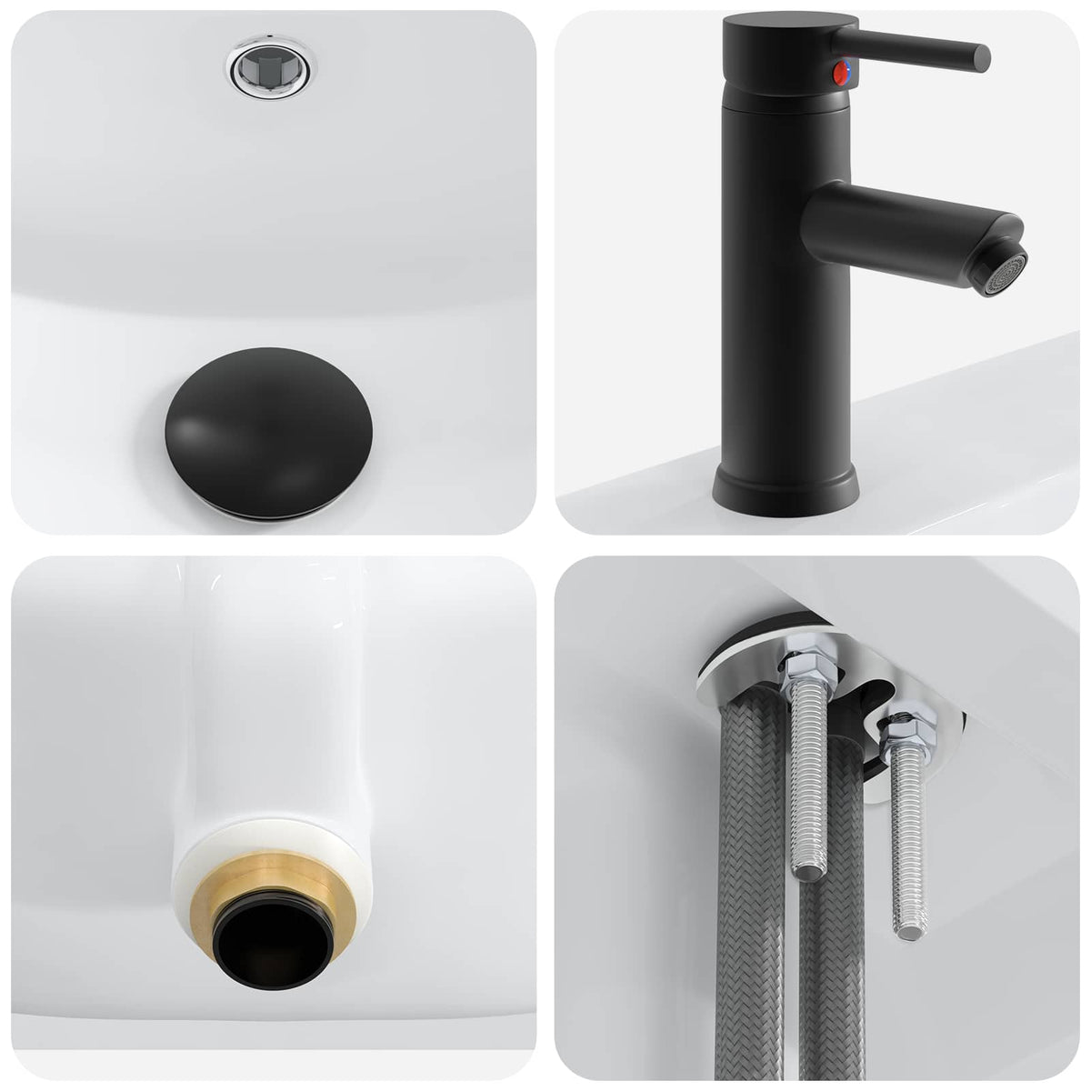 Set di mobili per il bagno Rovere Artigianale 56 x 37,5 x 81 cm | homemem39