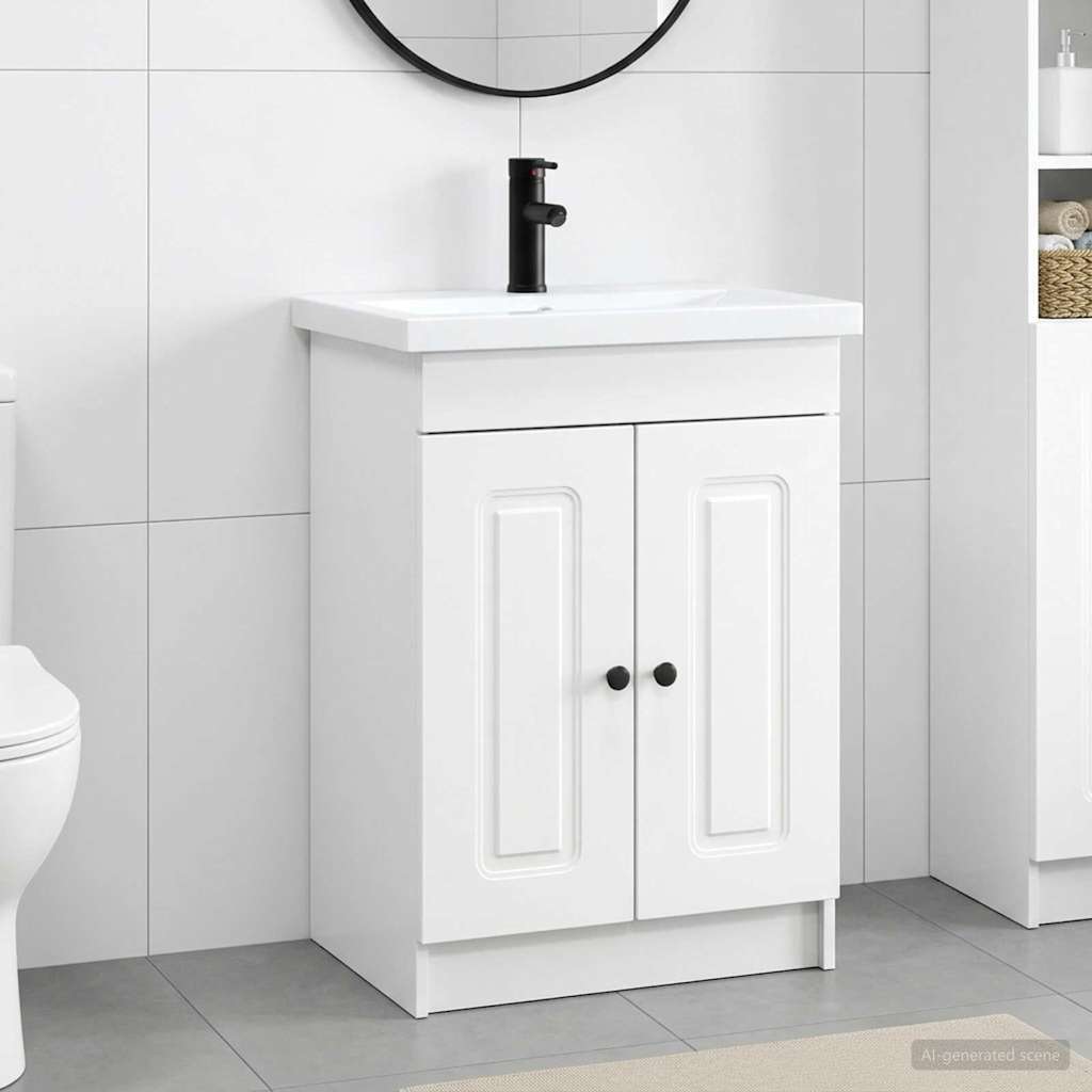 Set di mobili per il bagno Bianco 78,5 x 37,5 x 81 cm | homemem39