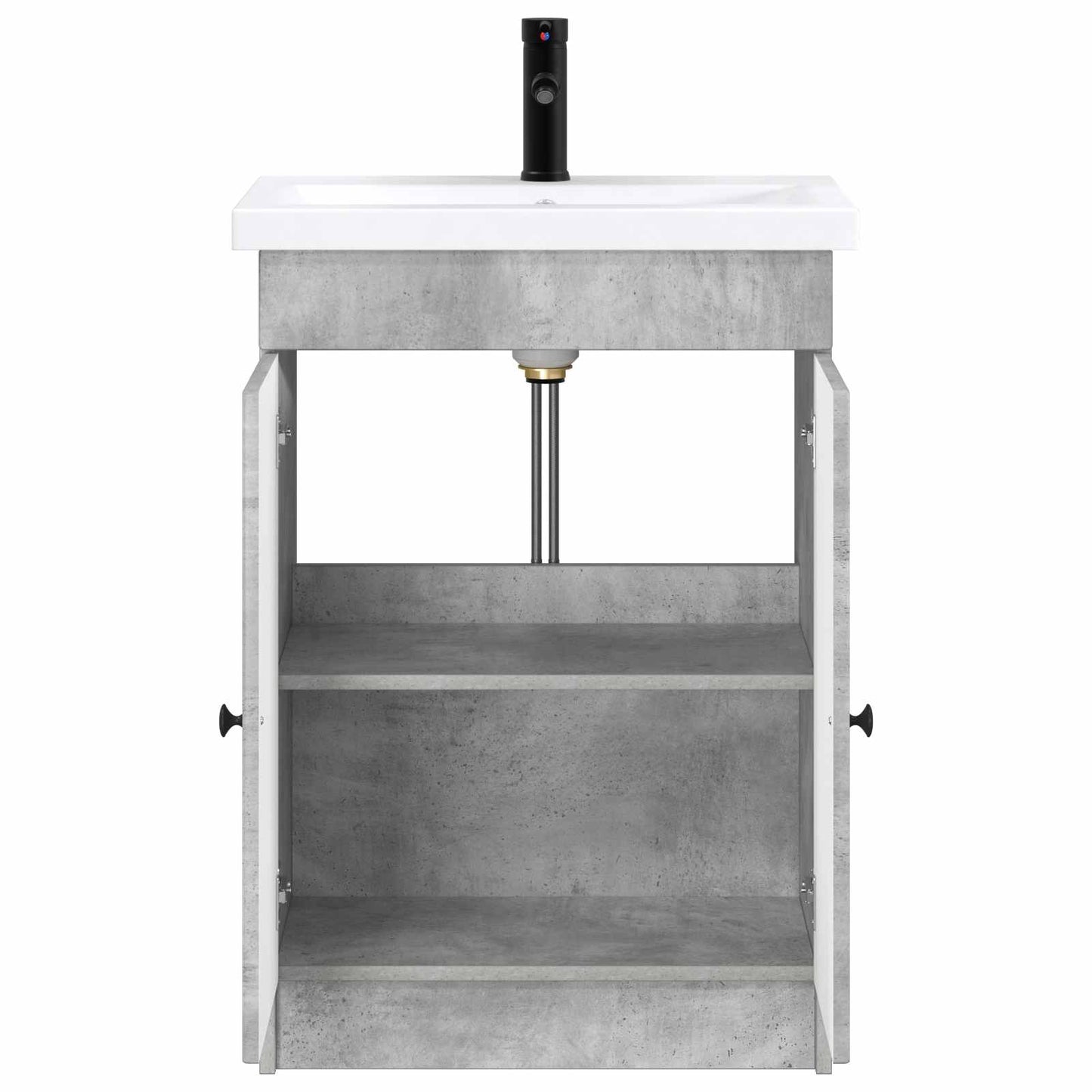 Set di mobili per il bagno Grigio Cemento 78,5 x 37,5 x 81 cm | homemem39