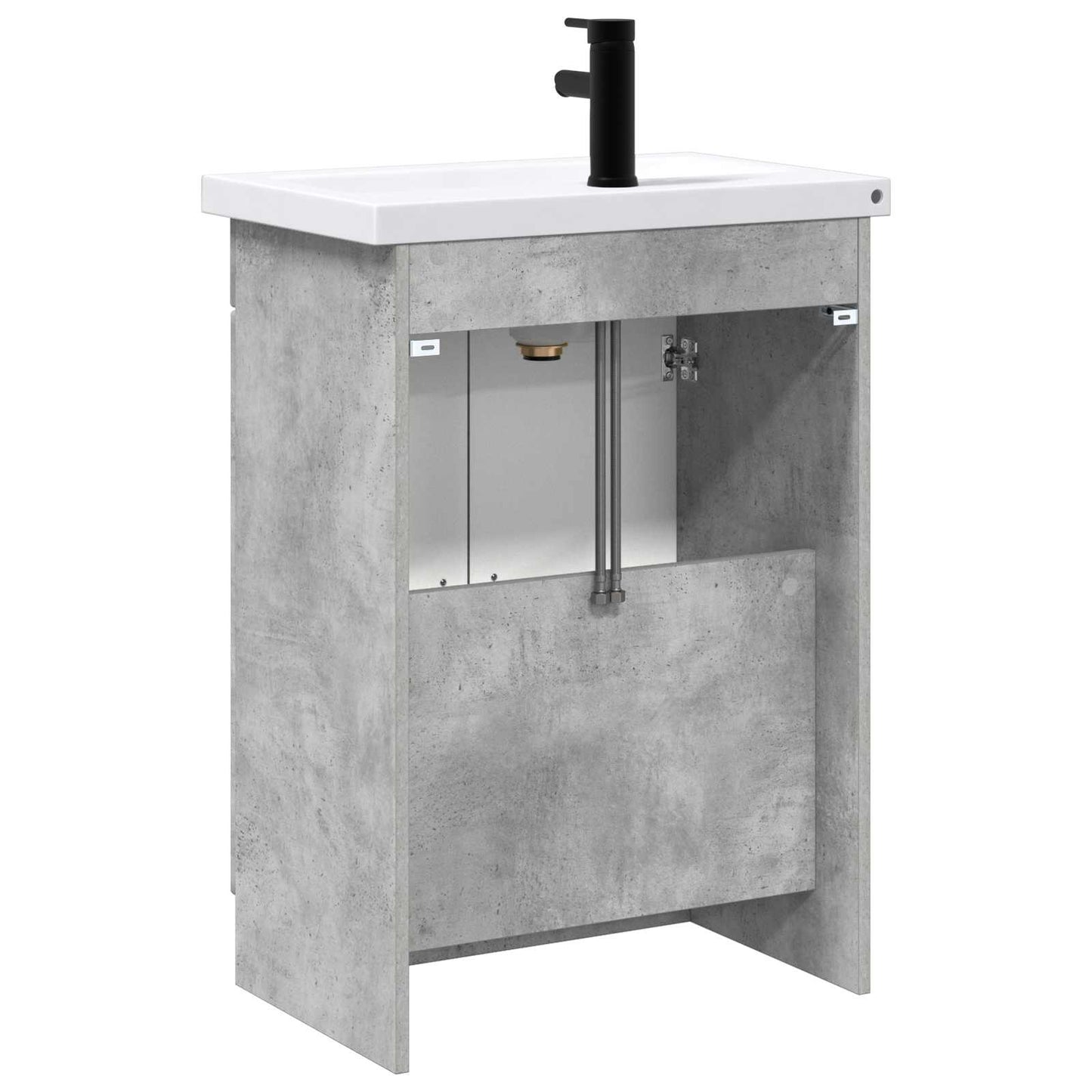 Set di mobili per il bagno Grigio Cemento 78,5 x 37,5 x 81 cm | homemem39