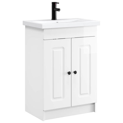 Set di mobili per il bagno Bianco Lucido 78,5 x 37,5 x 81 cm | homemem39
