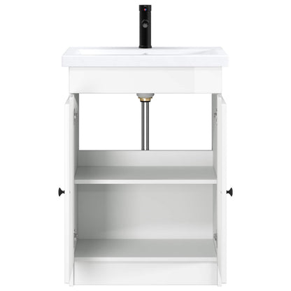 Set di mobili per il bagno Bianco Lucido 78,5 x 37,5 x 81 cm | homemem39