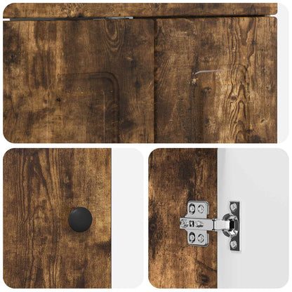 Set di mobili per il bagno Rovere Fumo 78,5 x 37,5 x 81 cm | homemem39