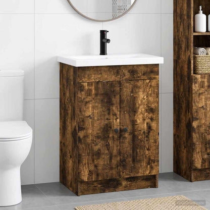 Set di mobili per il bagno Rovere Fumo 78,5 x 37,5 x 81 cm