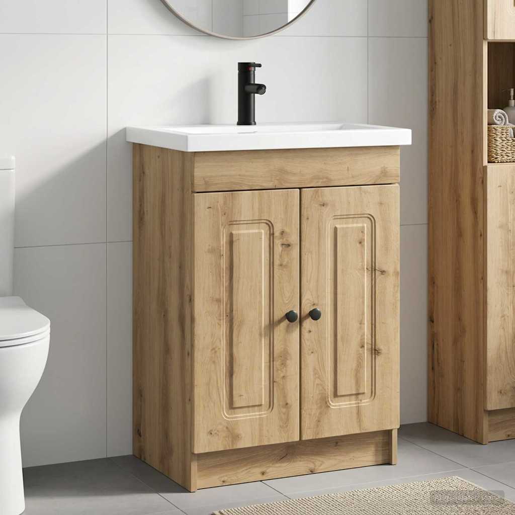Set di mobili per il bagno Rovere Artigianale | homemem39