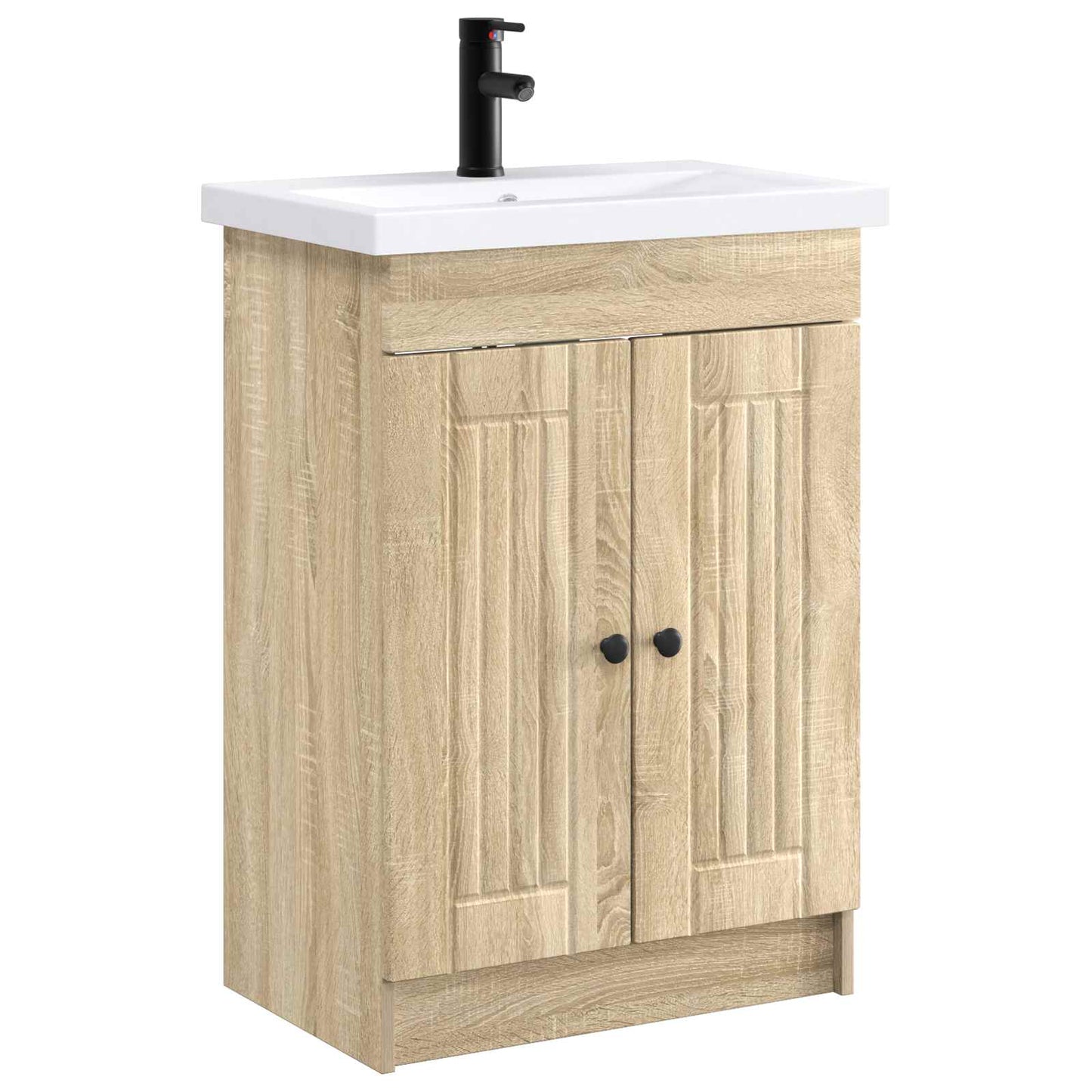 Set di mobili per il bagno Rovere Sonoma 56 x 37,5 x 81 cm | homemem39