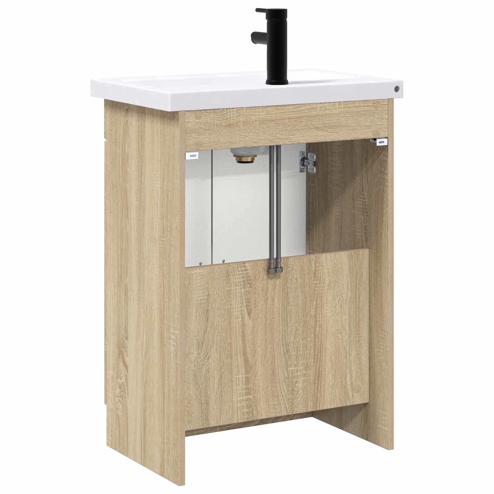 Set di mobili per il bagno Rovere Sonoma 56 x 37,5 x 81 cm | homemem39