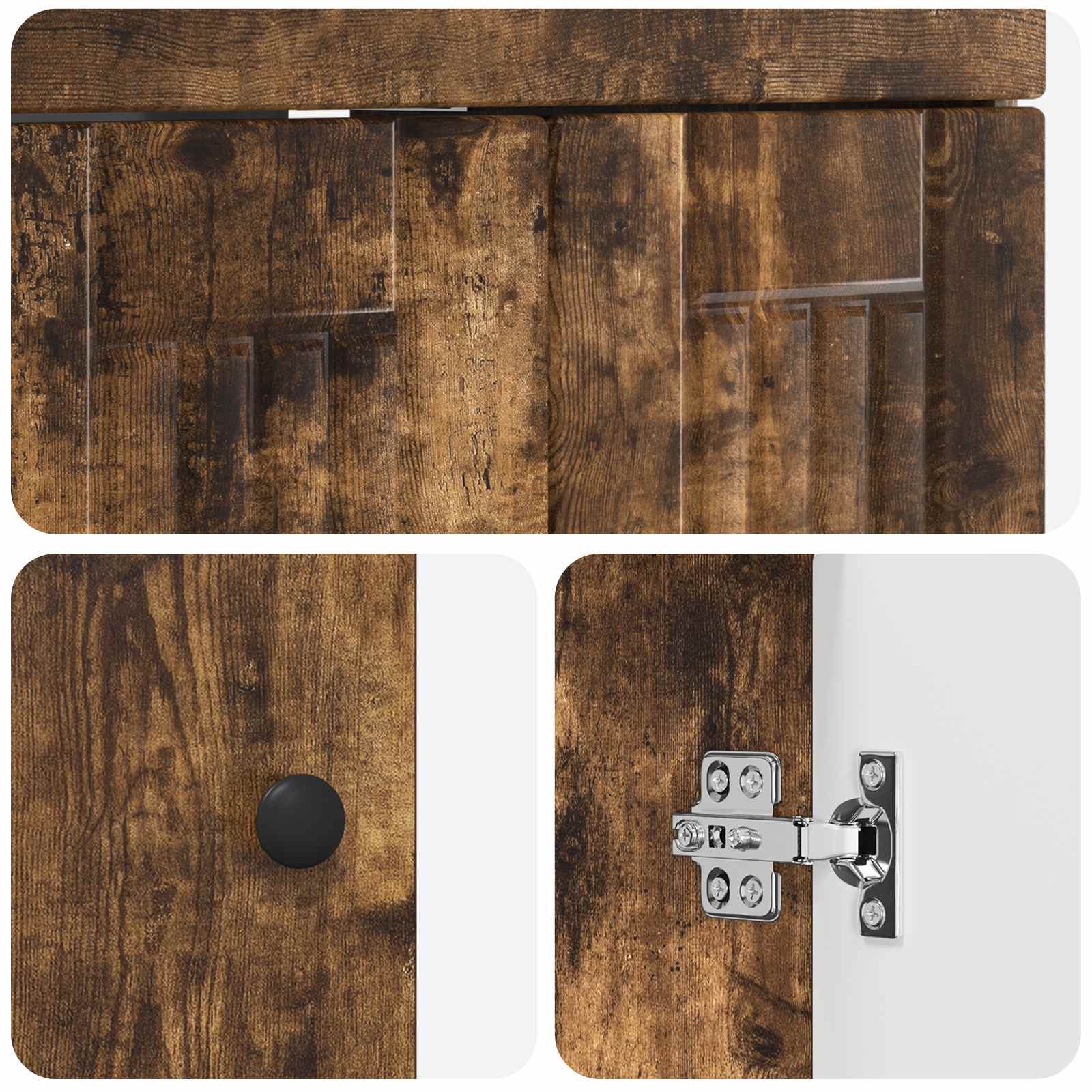 Set di mobili per il bagno Rovere Fumo 56 x 37,5 x 81 cm | homemem39
