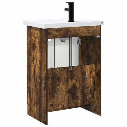 Set di mobili per il bagno Rovere Fumo 56 x 37,5 x 81 cm | homemem39