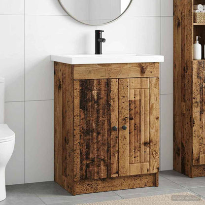 Set di mobili per il bagno Legno antico 56 x 37,5 x 81 cm | homemem39
