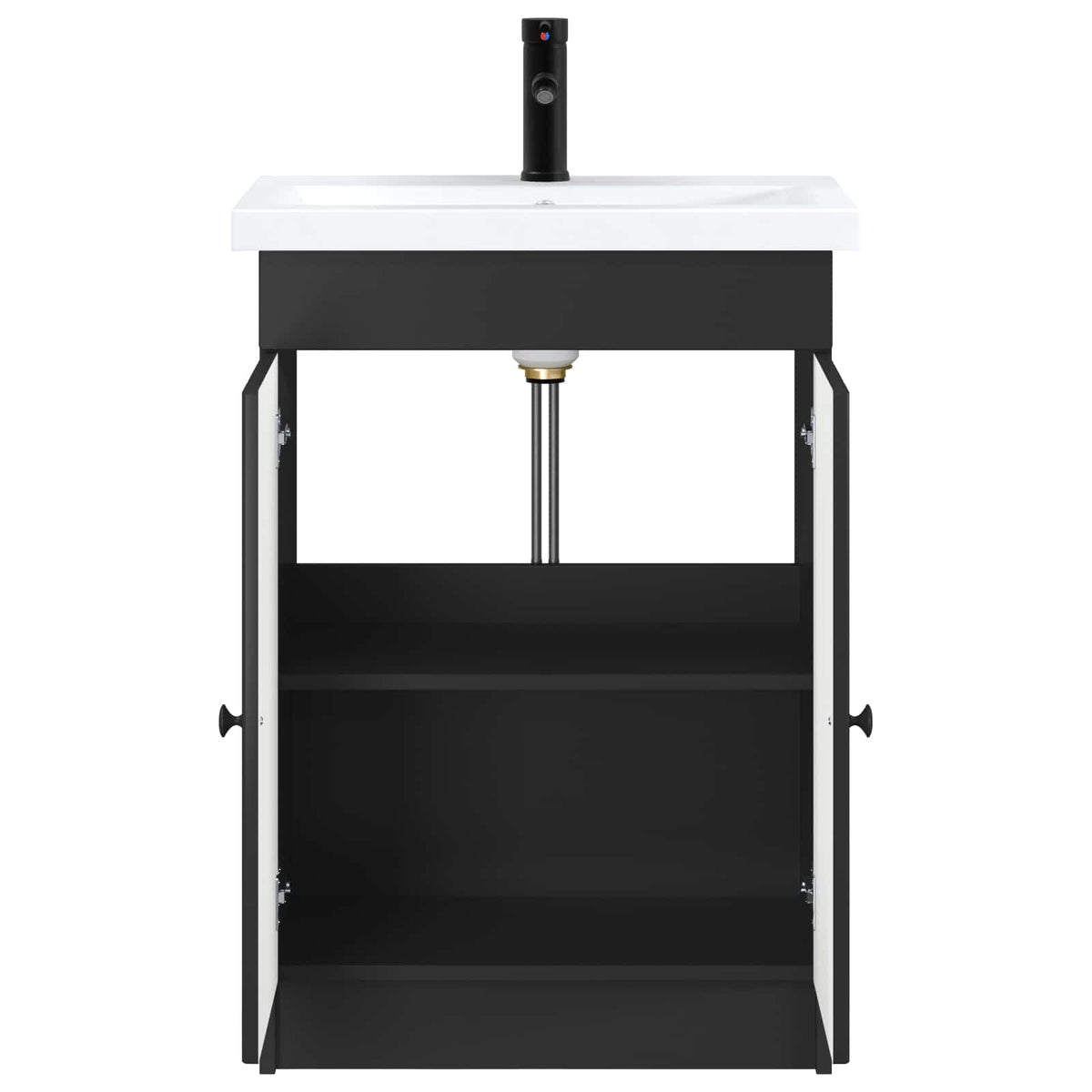 Set di mobili per il bagno Nero 78,5 x 37,5 x 81 cm | homemem39