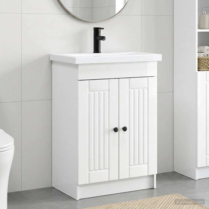 Set di mobili per il bagno Bianco Lucido 78,5 x 37,5 x 81 cm | homemem39