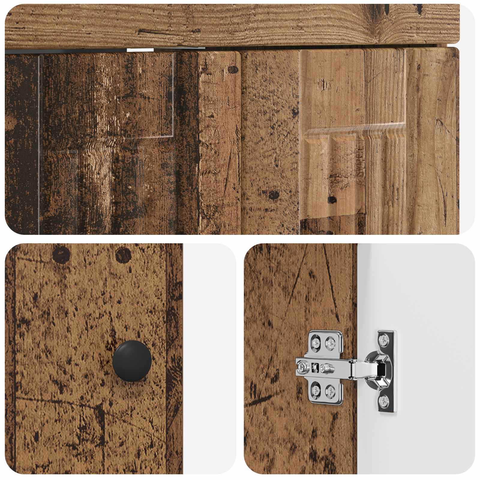 Set di mobili per il bagno Legno antico 78,5 x 37,5 x 81 cm | homemem39