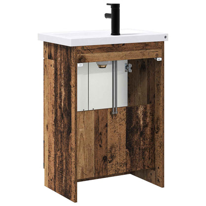 Set di mobili per il bagno Legno antico 78,5 x 37,5 x 81 cm | homemem39