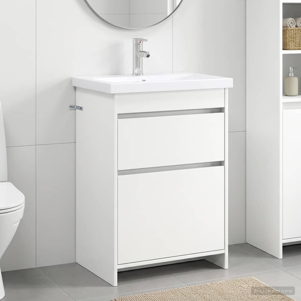 Set di mobili per il bagno Bianco 61 x 40 x 84,5 cm | homemem39