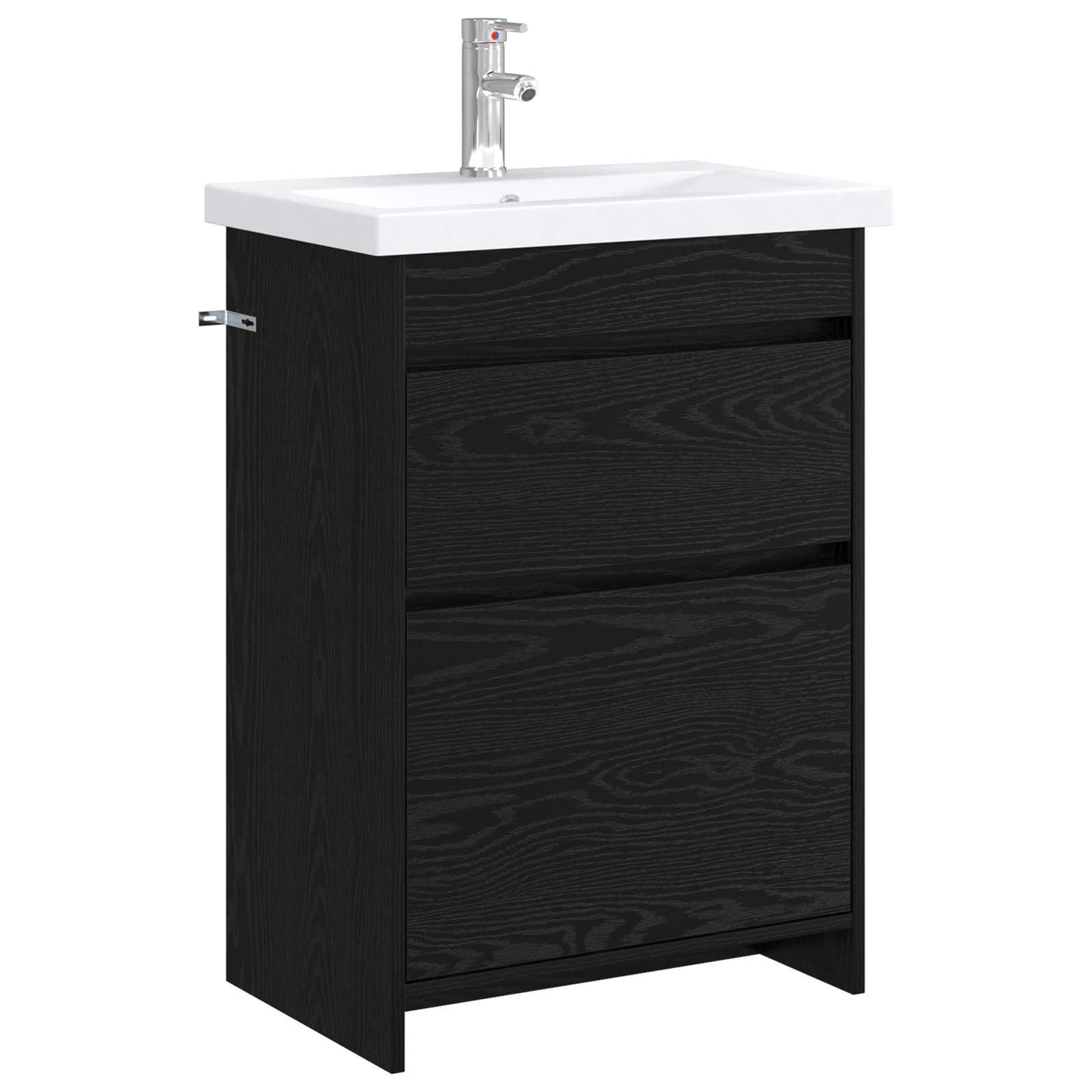 Set di mobili per il bagno Rovere Nero 61 x 40 x 84,5 cm | homemem39
