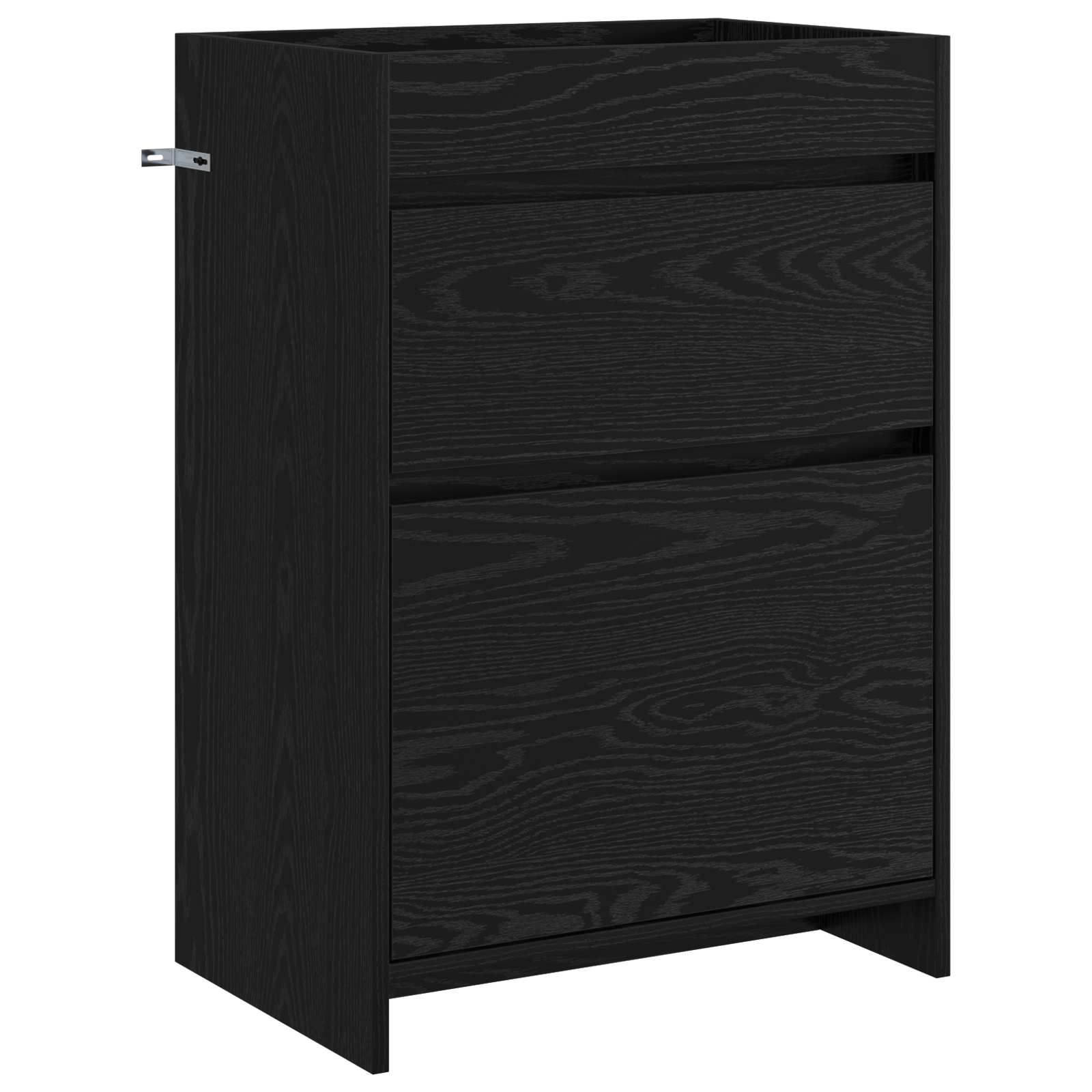 Set di mobili per il bagno Rovere Nero 61 x 40 x 84,5 cm | homemem39