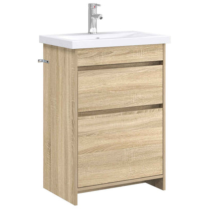 Set di mobili per il bagno Rovere Sonoma 61 x 40 x 84,5 cm | homemem39