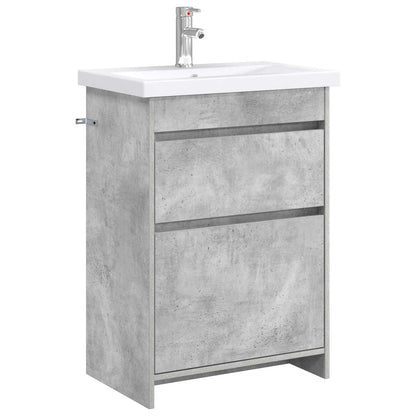 Set di mobili per il bagno Grigio Cemento 61 x 40 x 84,5 cm | homemem39