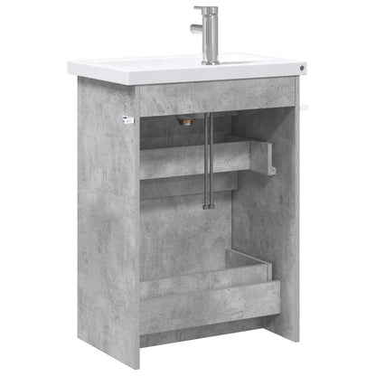 Set di mobili per il bagno Grigio Cemento 61 x 40 x 84,5 cm | homemem39