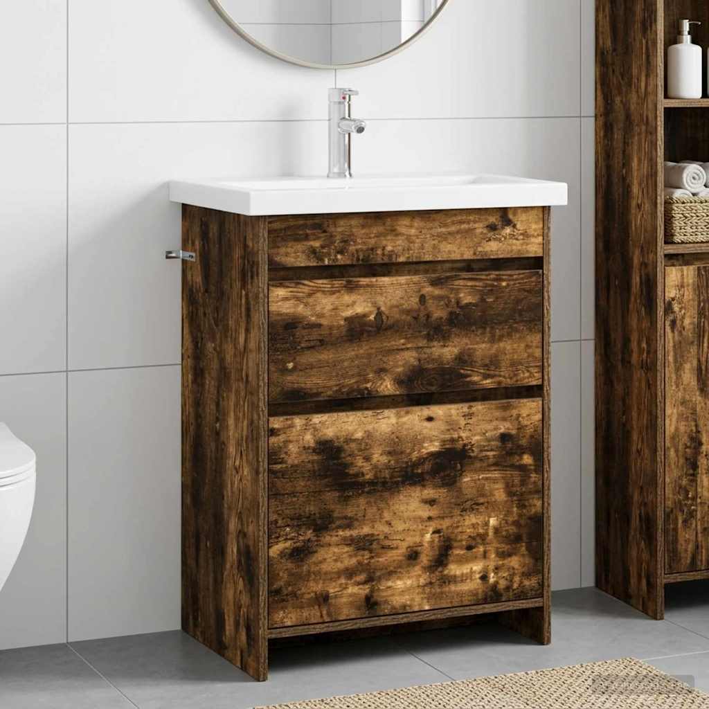 Set di mobili per il bagno Rovere Fumo 61 x 40 x 84,5 cm | homemem39