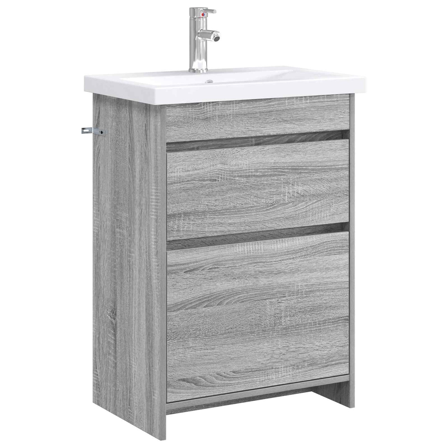 Set di mobili per il bagno Sonoma grigio 61 x 40 x 84,5 cm | homemem39