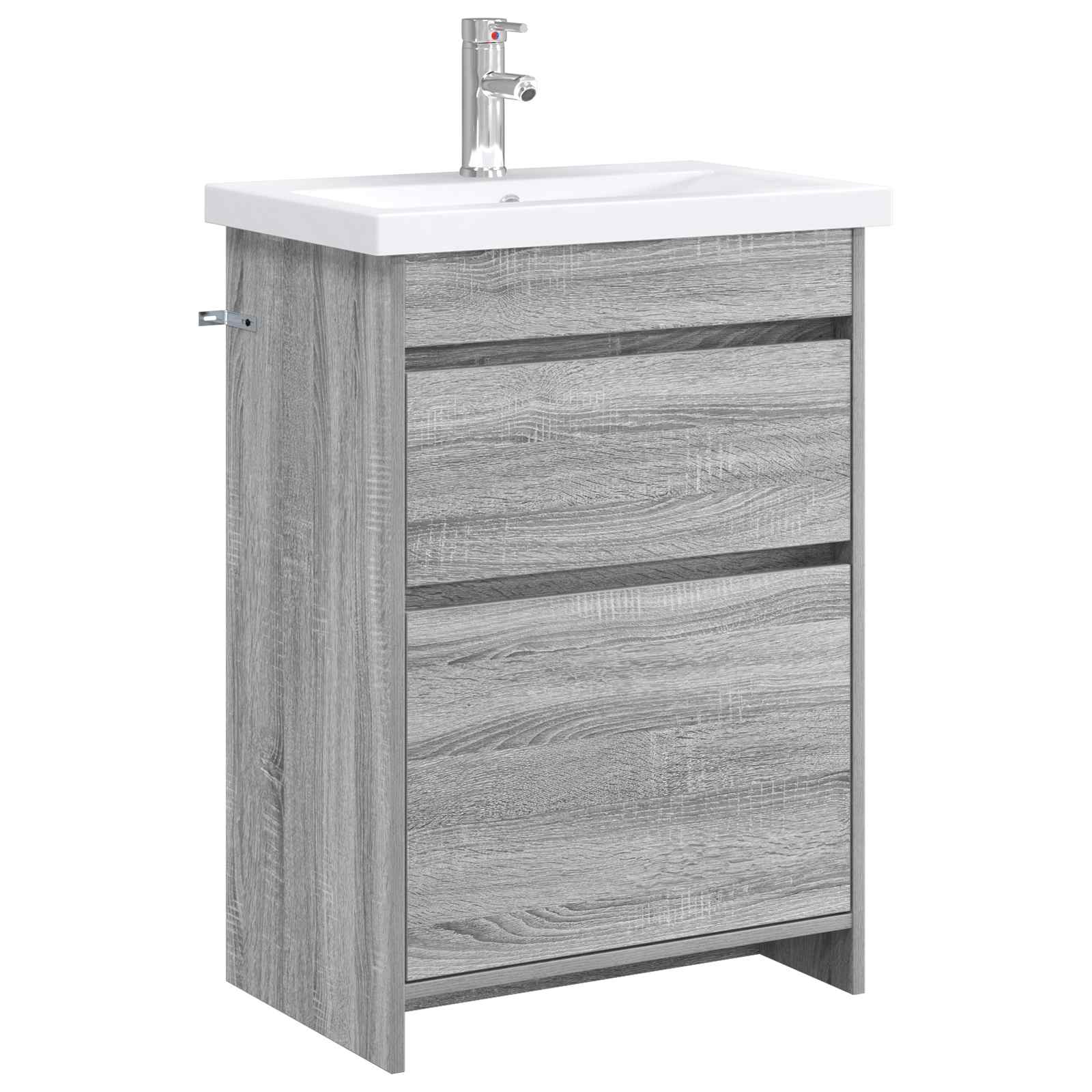 Set di mobili per il bagno Sonoma grigio 61 x 40 x 84,5 cm | homemem39