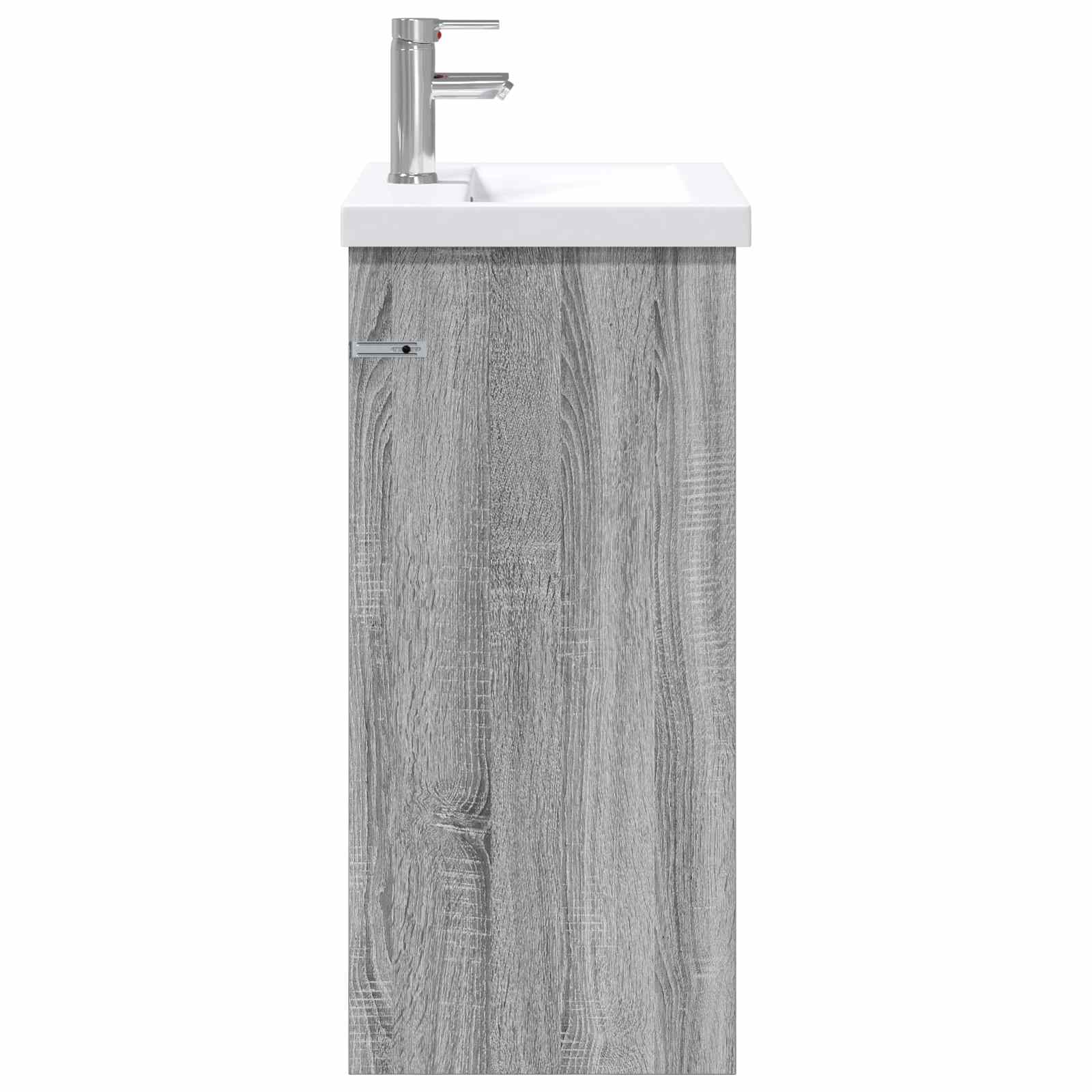 Set di mobili per il bagno Sonoma grigio 61 x 40 x 84,5 cm | homemem39