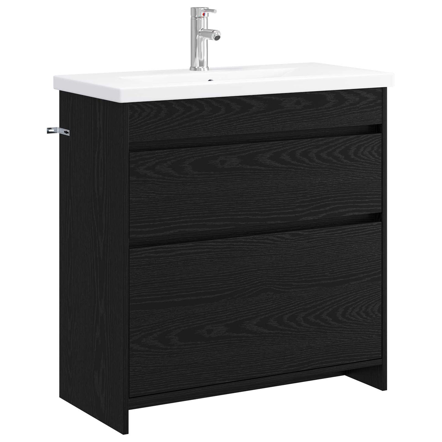 Set di mobili per il bagno Rovere Nero 81 x 40 x 84,5 cm | homemem39