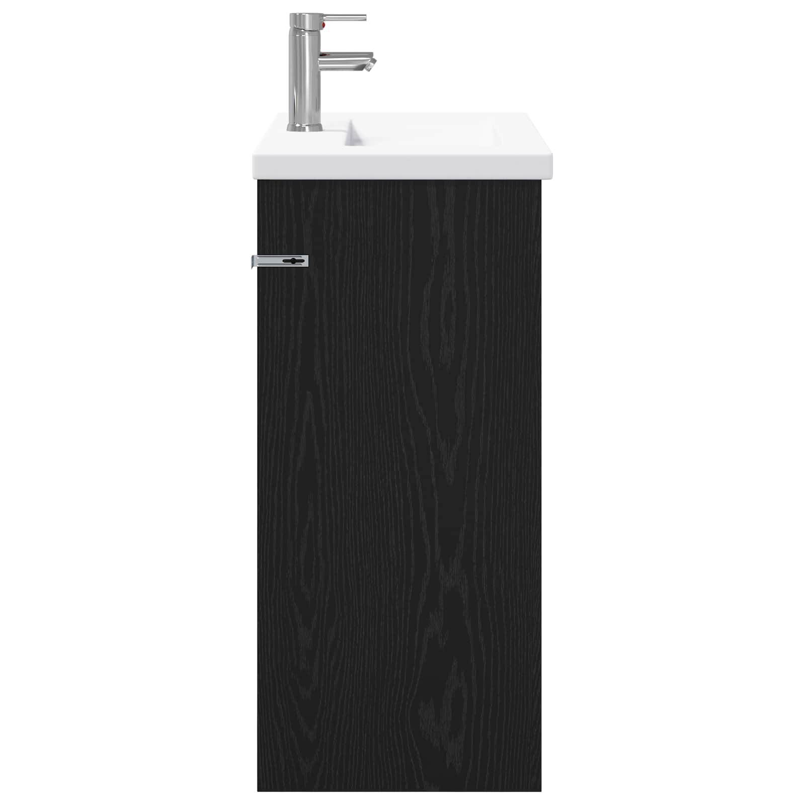 Set di mobili per il bagno Rovere Nero 81 x 40 x 84,5 cm | homemem39