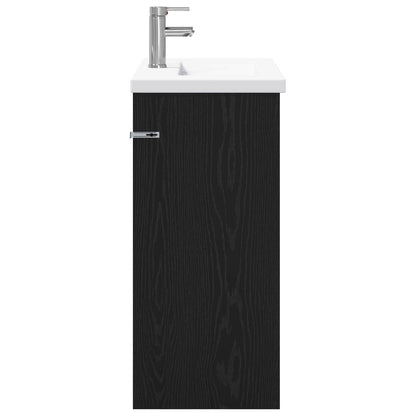 Set di mobili per il bagno Rovere Nero 81 x 40 x 84,5 cm | homemem39
