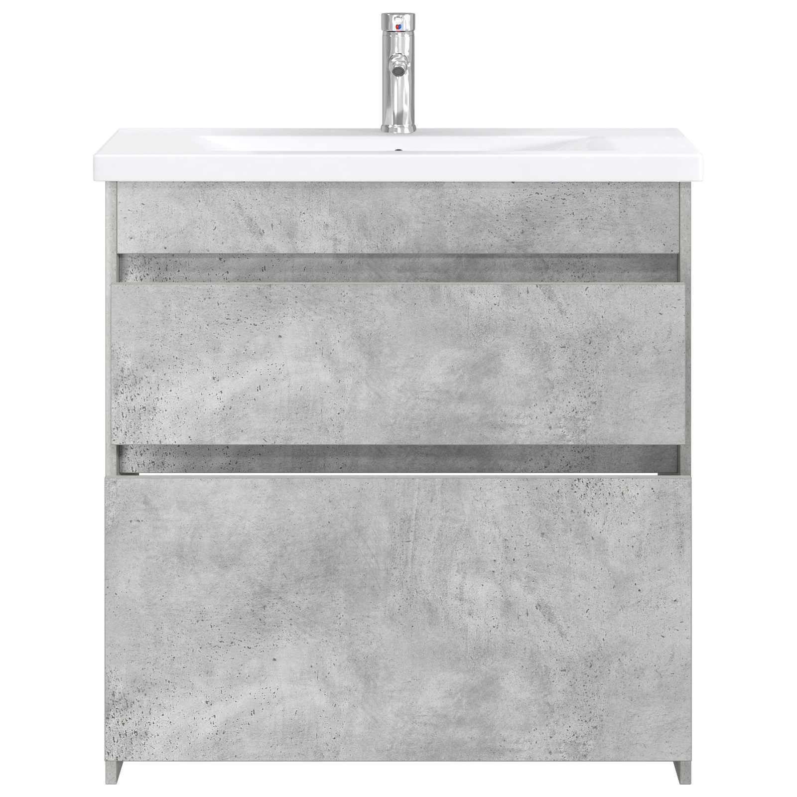 Set di mobili per il bagno Grigio Cemento 81 x 40 x 84,5 cm | homemem39