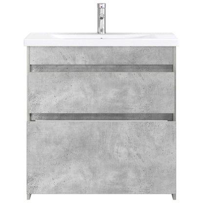 Set di mobili per il bagno Grigio Cemento 81 x 40 x 84,5 cm | homemem39