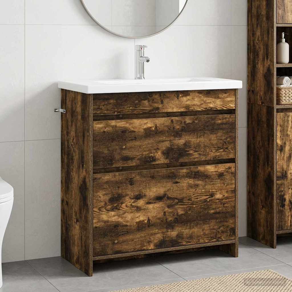 Set di mobili per il bagno Rovere Fumo 81 x 40 x 84,5 cm | homemem39