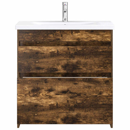 Set di mobili per il bagno Rovere Fumo 81 x 40 x 84,5 cm | homemem39