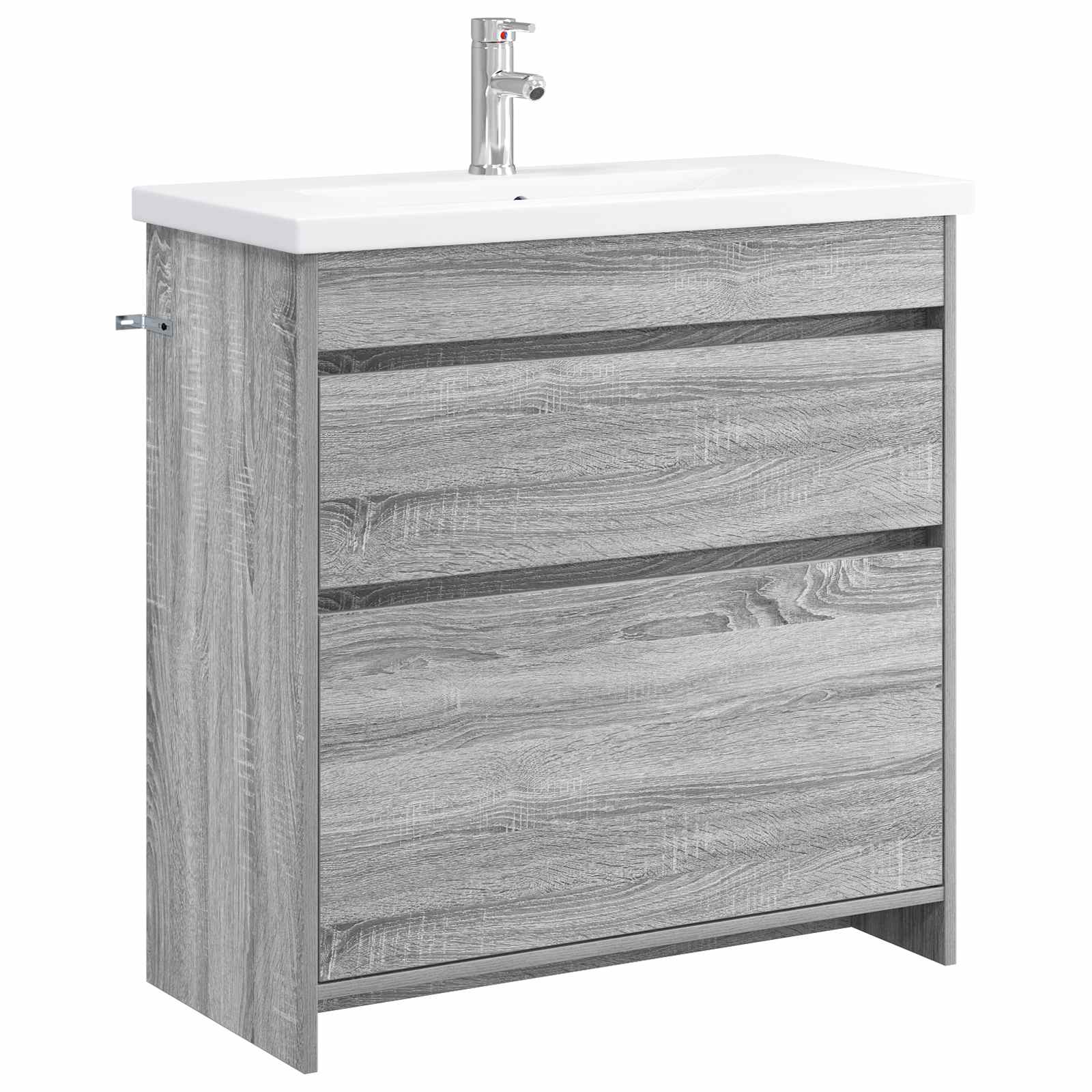Set di mobili per il bagno Sonoma grigio 81 x 40 x 84,5 cm | homemem39