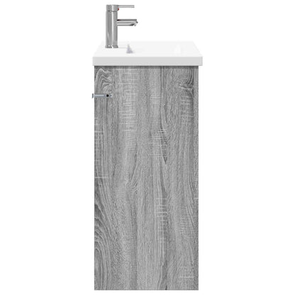 Set di mobili per il bagno Sonoma grigio 81 x 40 x 84,5 cm | homemem39