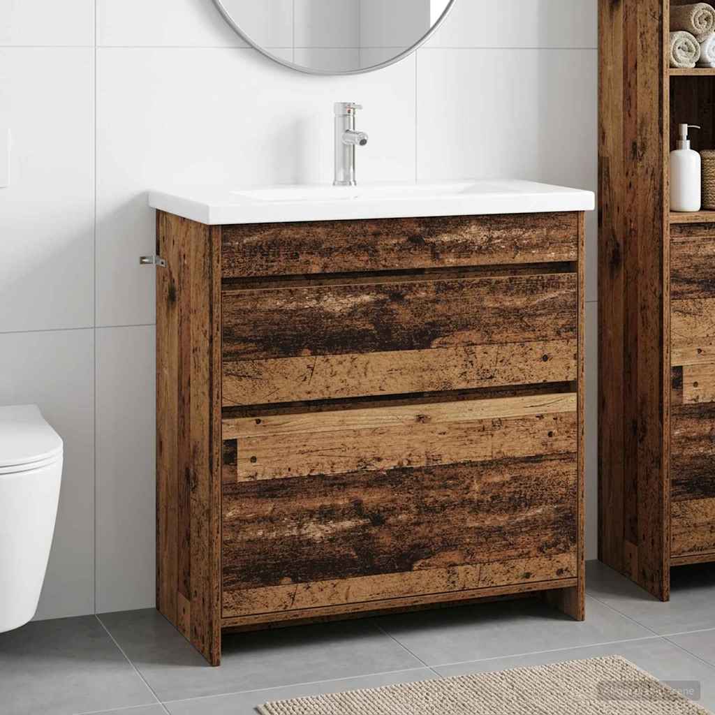 Set di mobili per il bagno Legno antico 81 x 40 x 84,5 cm | homemem39
